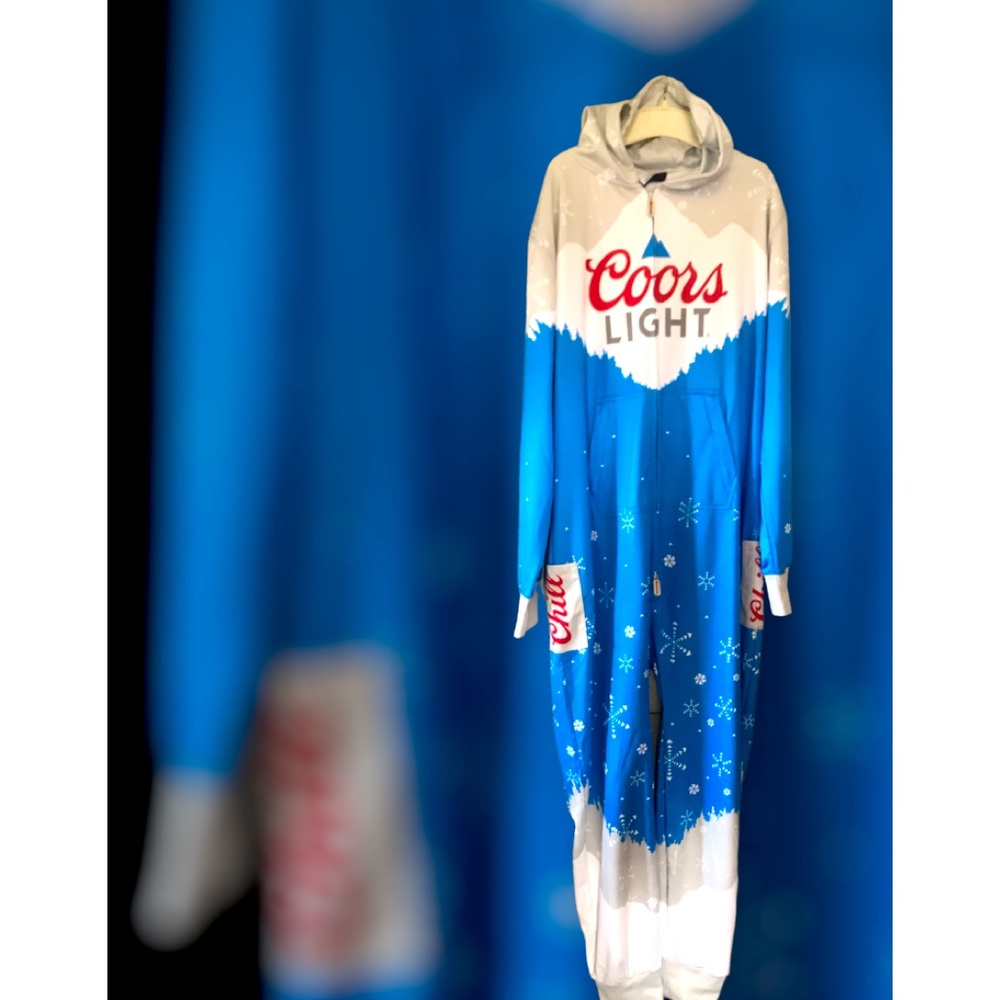 Big & tall Coors light hooded jumper